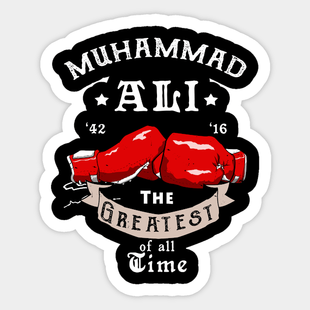 OTE Ali the greatest alt. Sticker by OwnTheElementsClothing